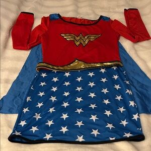 DC Comics Women's Fancy-dress small. Wonder Woman Long Sleeve Complete Costume